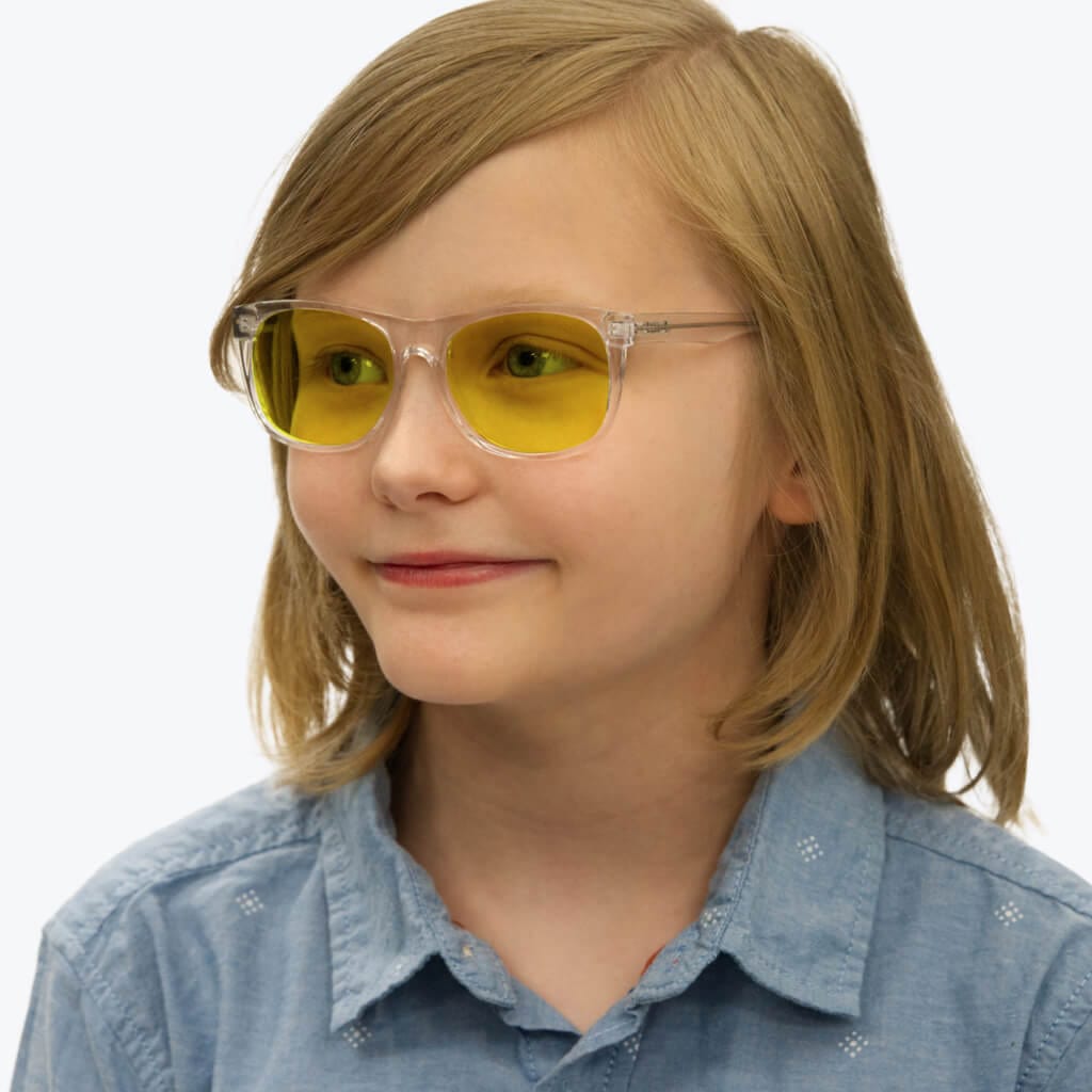 Børn Solvi Blålysbriller Krystal