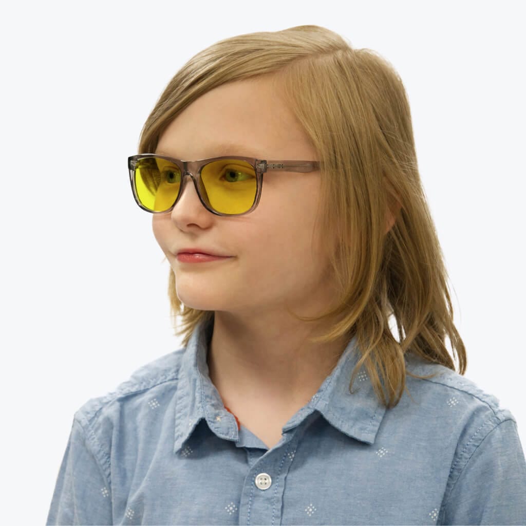 Børn Solvi Blålysbriller Grå